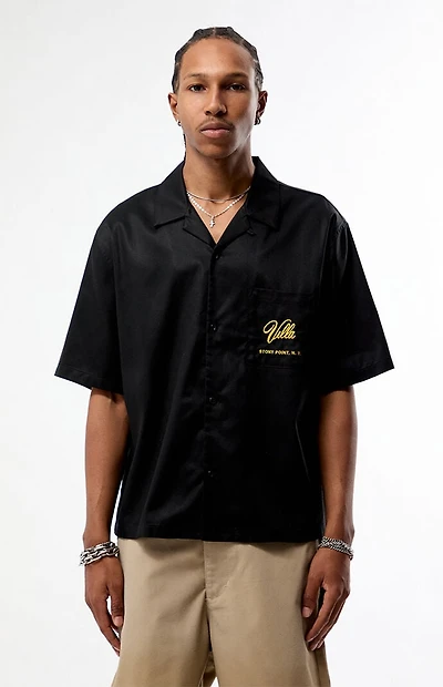 Pacsun Villa Chainstitch Camp Shirt