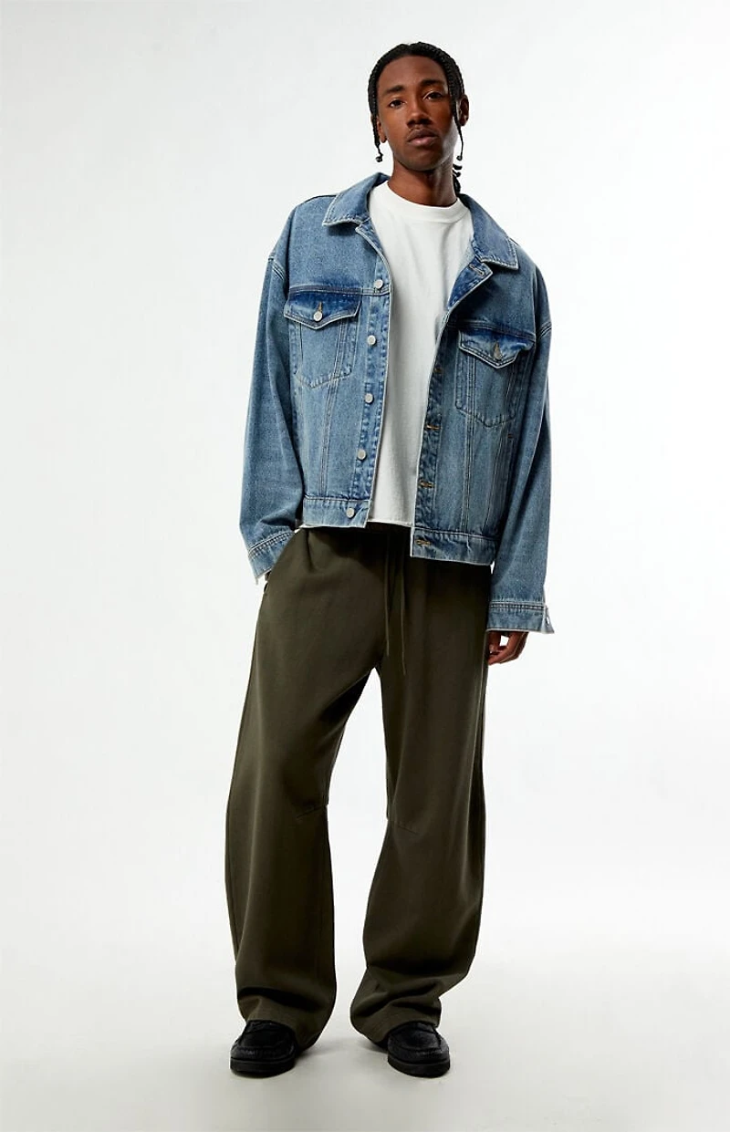 Pacsun Brooks Medium Blue Denim Jacket