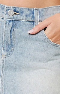 ABRAND Stella 99 Denim Mini Skirt