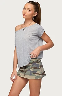 Edikted Amora Off Shoulder Sheer Top