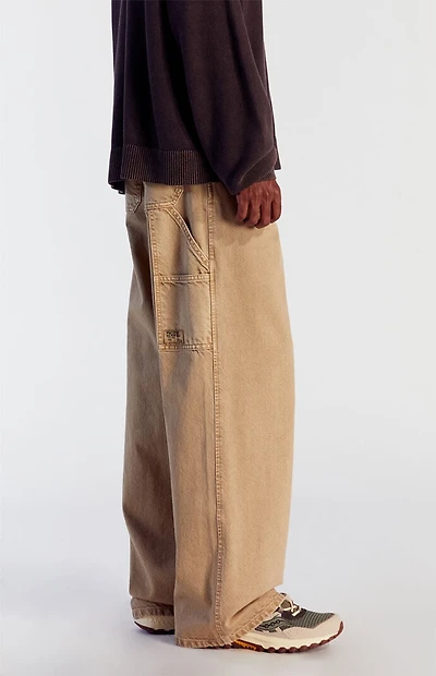 Pacsun Blake Extreme Baggy Jeans Carpenter Tan