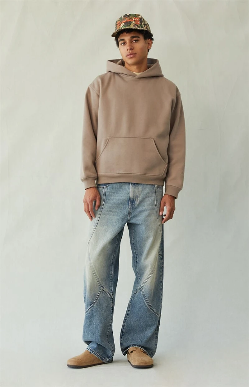 Pacsun Dylan Baggy Jeans Seamed Medium Blue