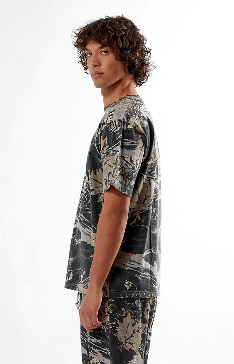 Pacsun Black Camo Oversized Fit T-Shirt