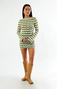 Rhythm Whispering Tides Knit Mini Dress