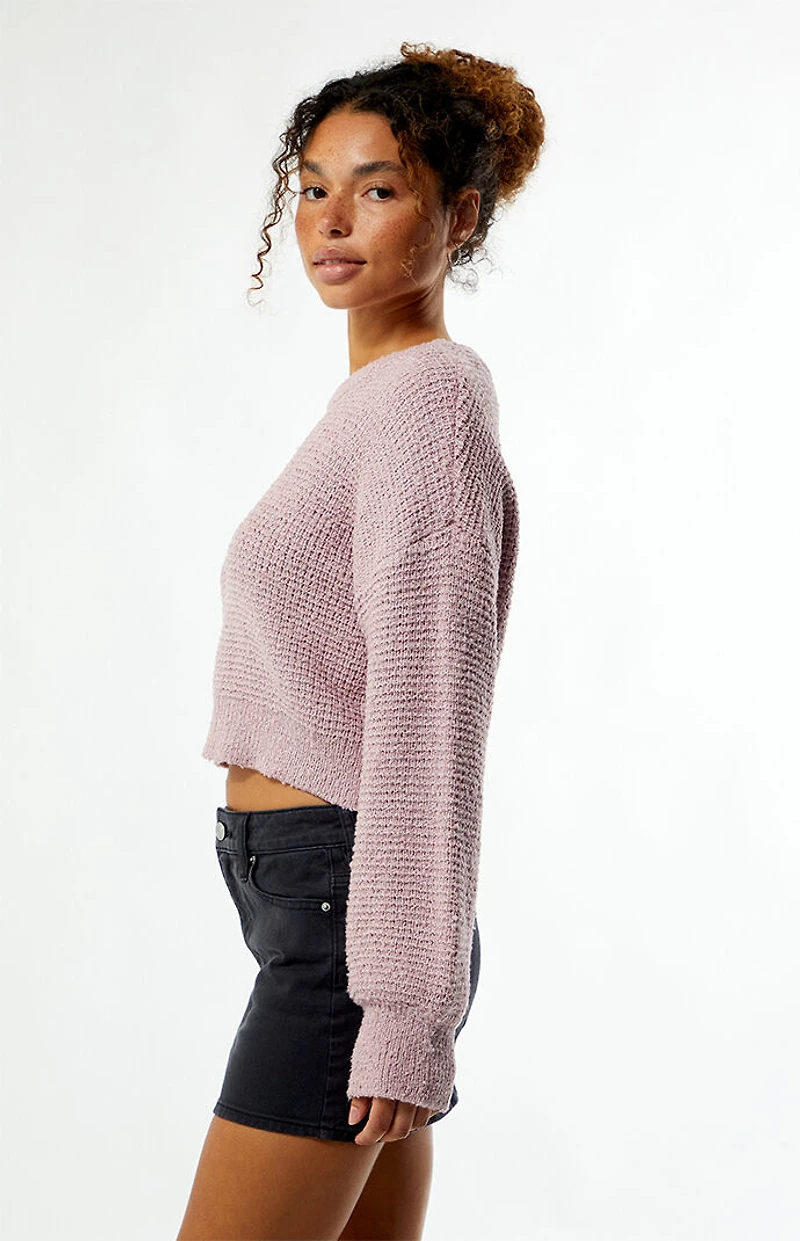 Your Favorite Snug Waffle Knit Sweater
