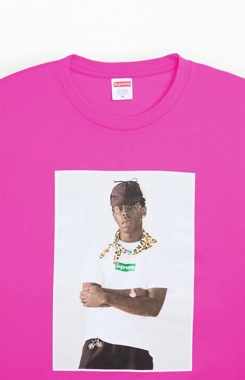 Supreme Magenta Tyler The Creator T-Shirt