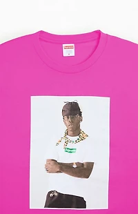 Supreme Magenta Tyler The Creator T-Shirt