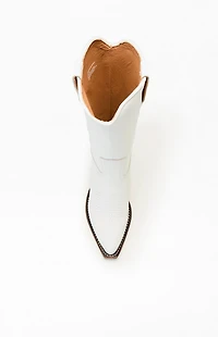 Steve Madden Women's Albany Leather Cowboy Boots