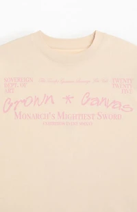 Pacsun Crown And Canvas Cropped Boxy T-Shirt