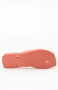 Havaianas Women's Rust Slim Square Flip Flop Sandals