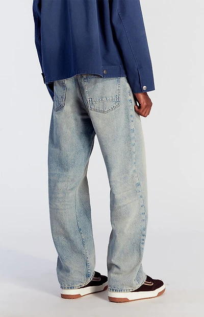 Pacsun Dylan Baggy Jeans Light Indigo Tinted