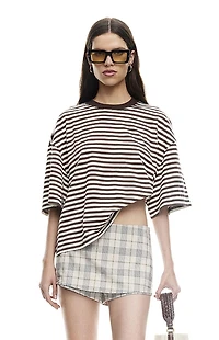 LIONESS Bloom Striped Short Sleeve T-Shirt