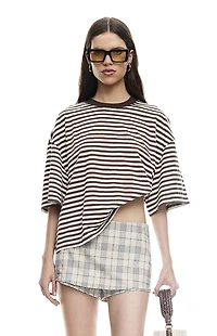 LIONESS Bloom Striped Short Sleeve T-Shirt