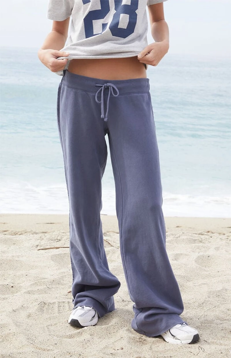 John Galt Medium Gray Hilary Soft Yoga Baggy Sweatpants