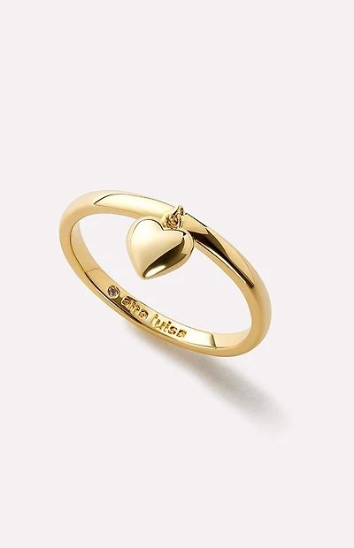 Ana Luisa Leia Heart Ring