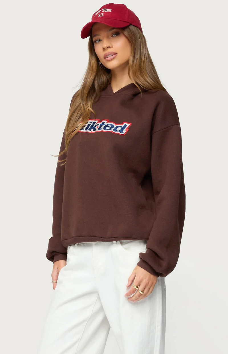 Edikted Sweet Treat Oversized Hoodie