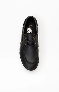 Vans Black 2-Eyelet Boat Shoes