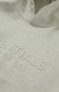 Fear of God ESSENTIALS Heather Oatmeal Embossed Classic Hoodie