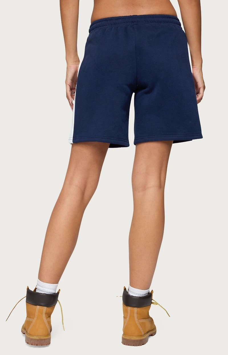 Edikted Contrast Nylon Bermuda Shorts