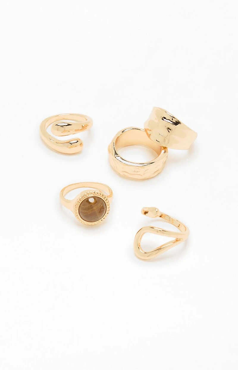 Pacsun Wren Chunky Ring Set