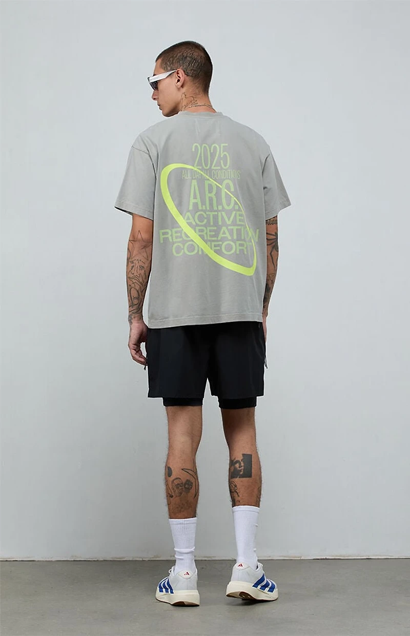 A.R.C. Systems Gray Vintage Wash Heavyweight T-Shirt