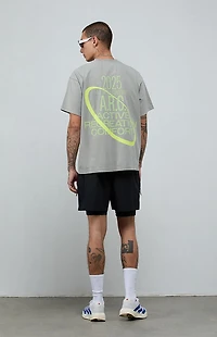 A.R.C. Systems Gray Vintage Wash Heavyweight T-Shirt