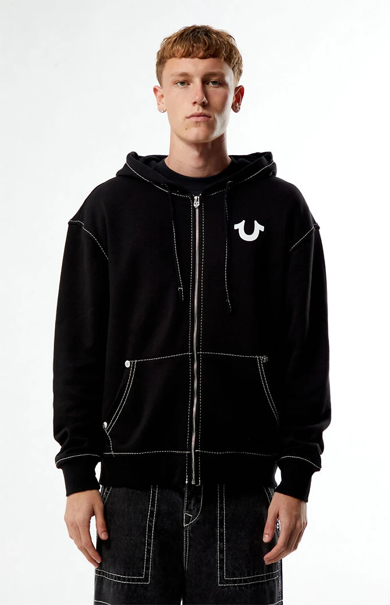 True Religion Big T Full Zip Hoodie