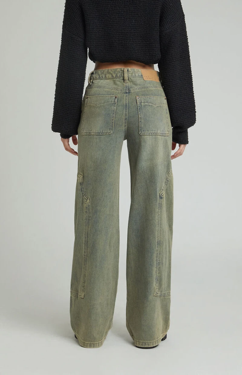 Pacsun Jessie High Waisted Baggy Carpenter Pants