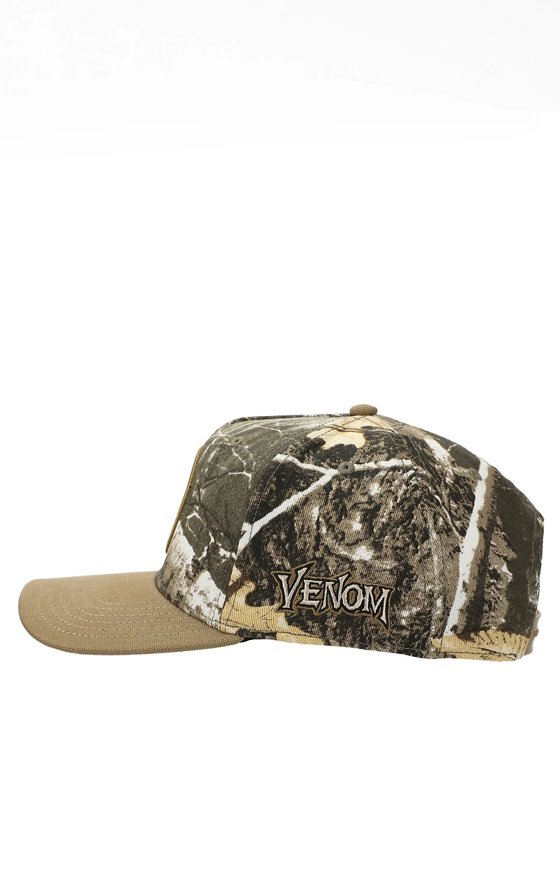 Venom Camo Embroidered Logo Snapback Hat