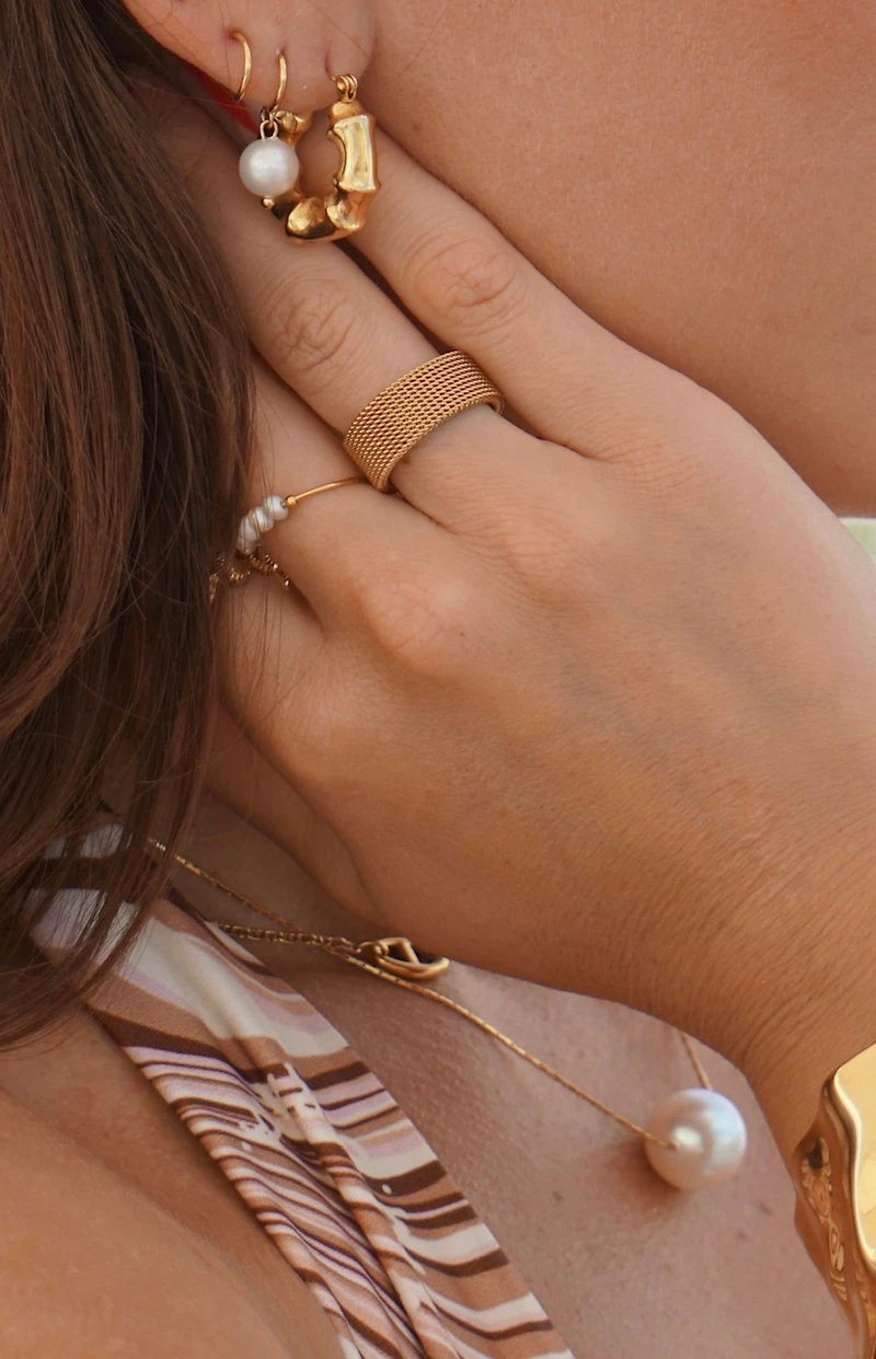 Ellie Vail Etta Mesh Ring