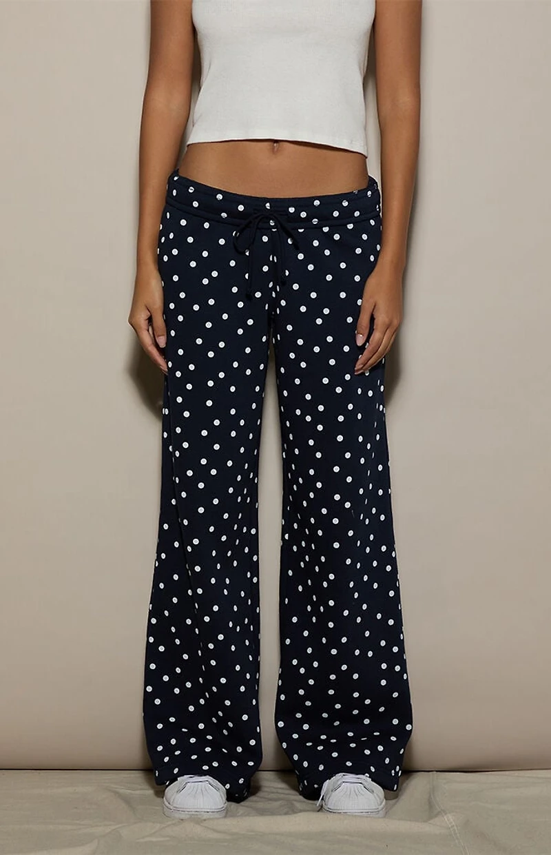 LA Hearts Polka dot Baggy Sweatpants