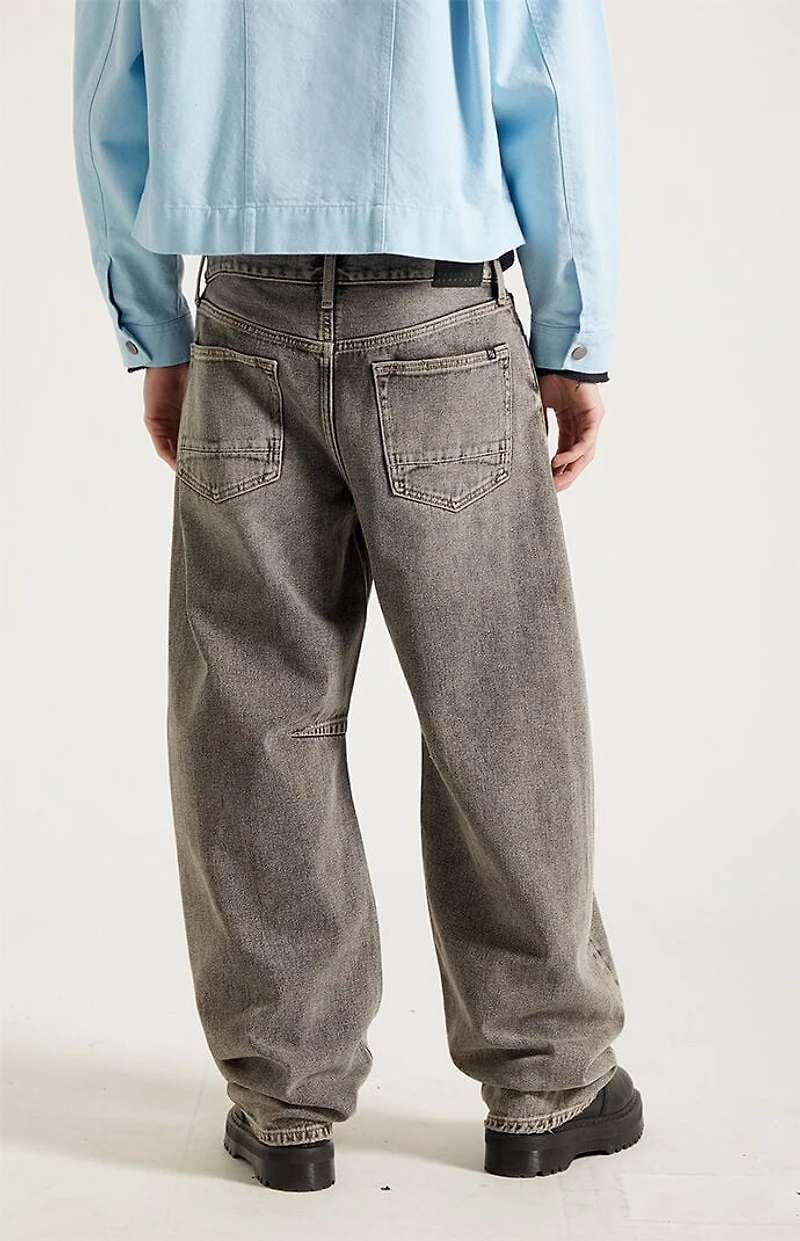 Pacsun Mason Baggy Jeans Darted Dark Gray