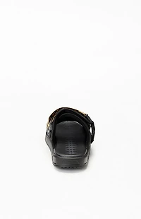 Kappa Black & Gold 222 Banda Mitel 1 Slide Sandals