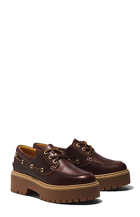 Timberland Women's Rootbeer Stone Street Boat Shoes