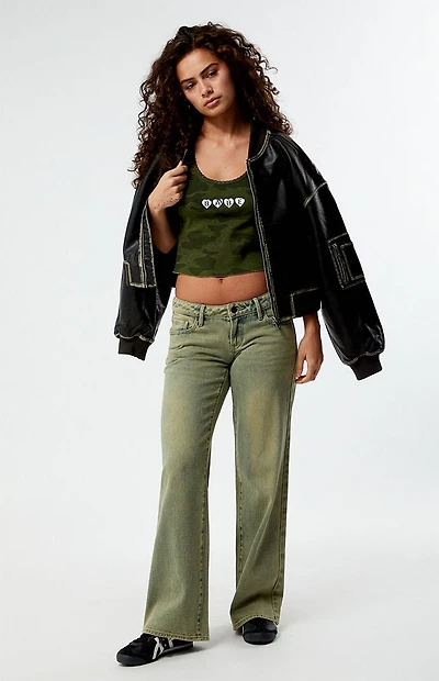 PS / LA Camo Babe Cropped Tank Top