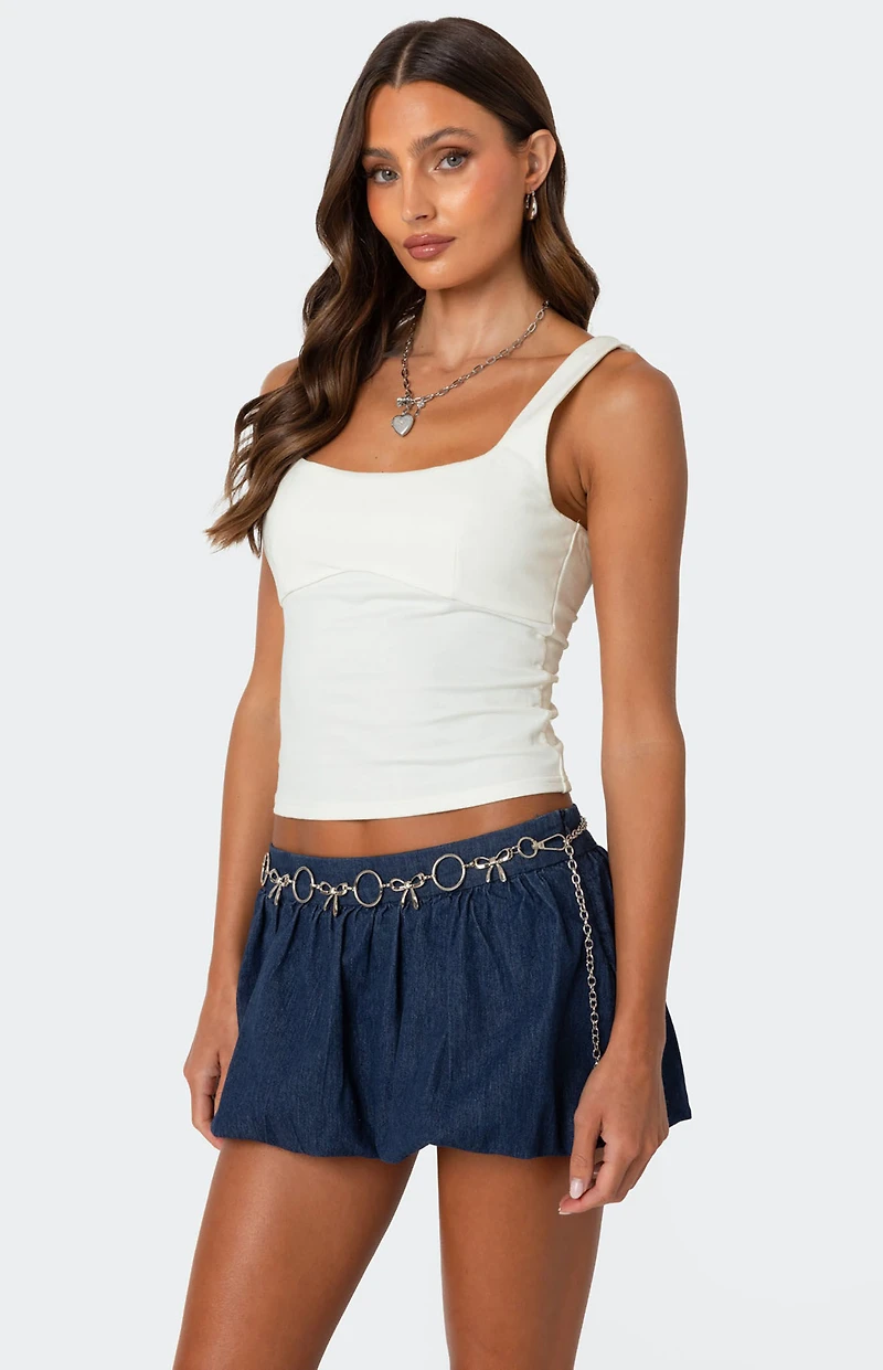 Edikted Ronda Bow Back Tank Top