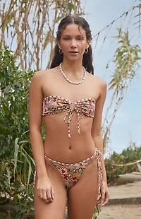 Pacsun Printed Jasper Tie Side Bikini Bottom
