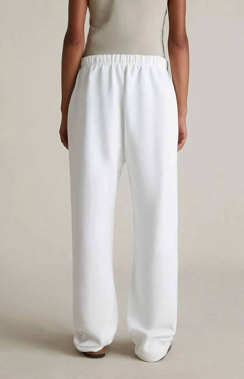Fear of God ESSENTIALS Women's Cloud White Relaxed Sweatpants