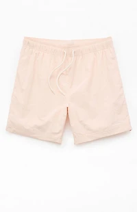 Pacsun Pink Collegiate 6.5" Swim Trunks