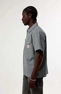 Levi's Striped Worker Short Sleeve Shirt