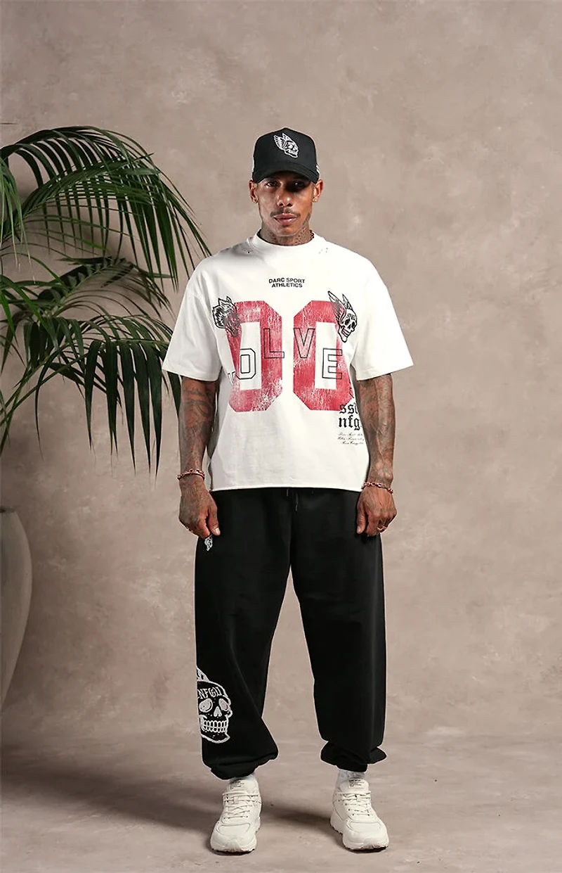 DARC SPORT ATHLETICS 00 Distressed Grunge Raw T-Shirt
