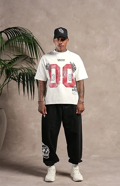 DARC SPORT ATHLETICS 00 Distressed Grunge Raw T-Shirt