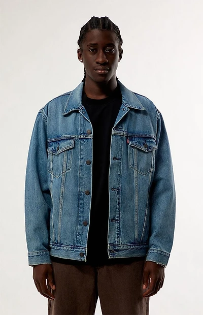 Levi's Medium Blue Relaxed Jean Trucker Jacket
