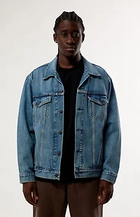 Levi's Medium Blue Relaxed Jean Trucker Jacket