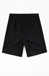 adidas Kids Woven Black Cargo Ripstop Shorts