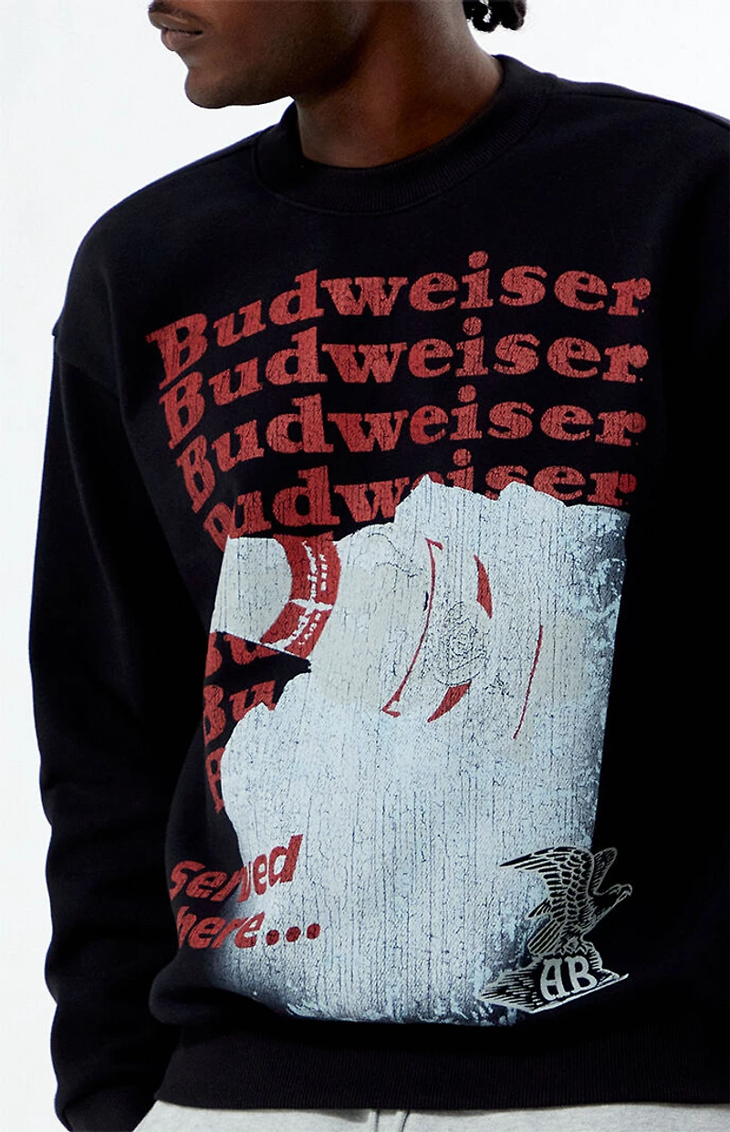 Budweiser By PacSun Ice Crew Neck Sweatshirt