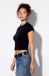 Est. PAC 1980 Ruffle Trim T-Shirt