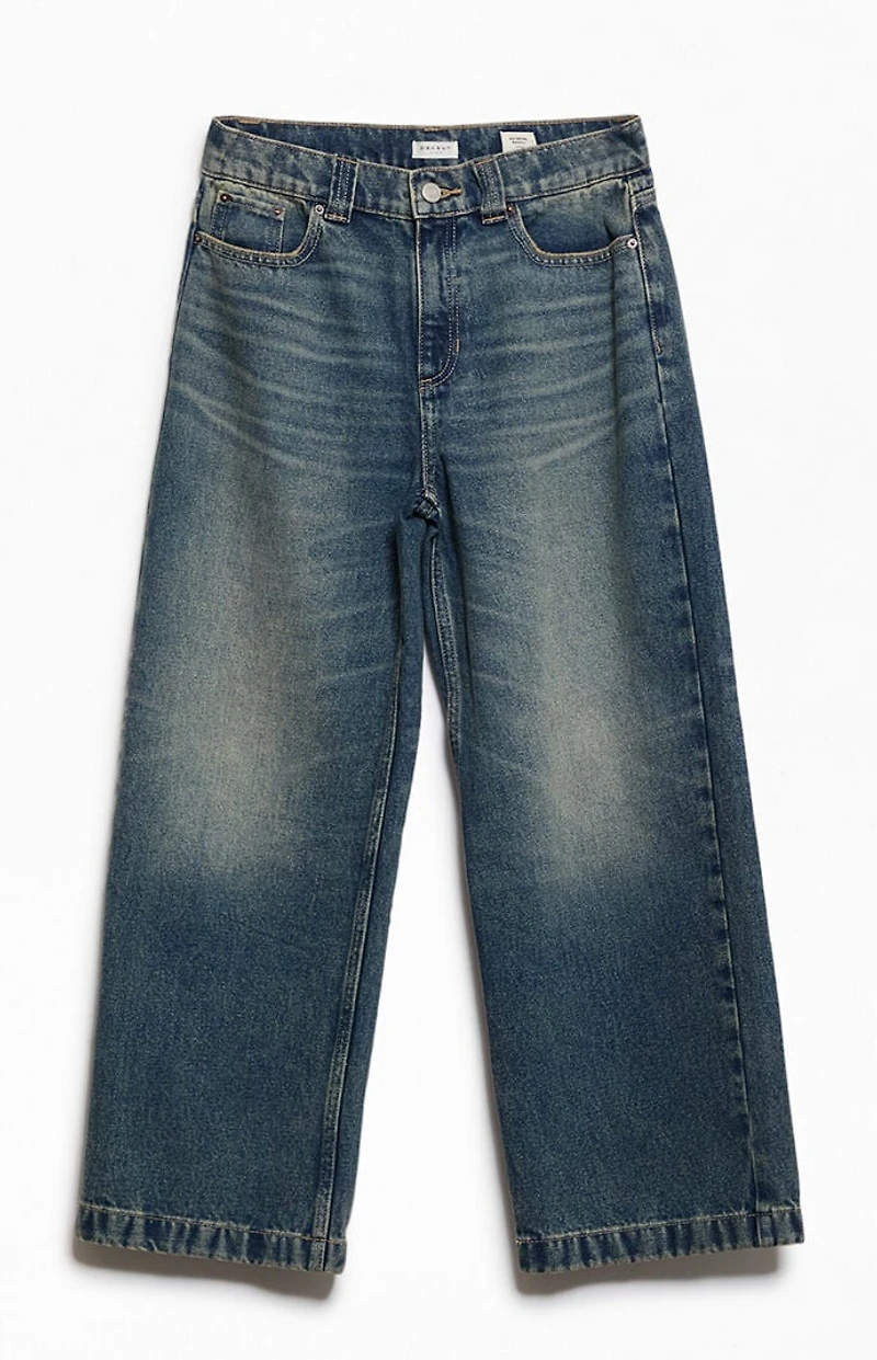 Pacsun Kids Extreme Baggy Jeans Dark Indigo