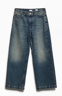 Pacsun Kids Extreme Baggy Jeans Dark Indigo