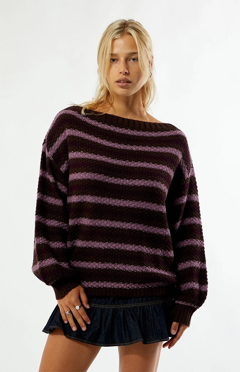 Your Favorite Wren Off-The-Shoulder Sweater